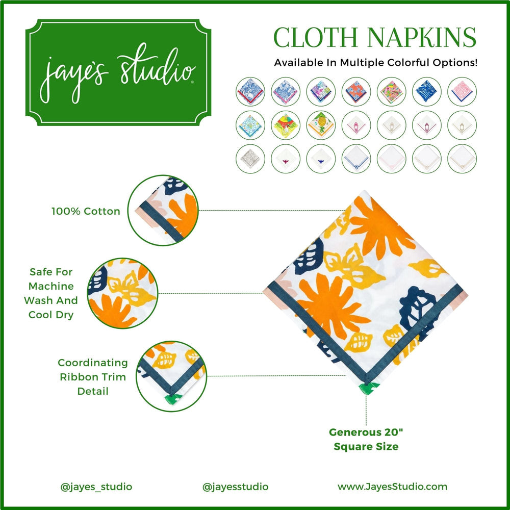 Floral Cloth Napkins