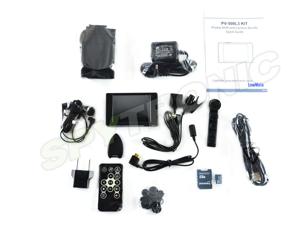 LawMate, Button camera and portable DVR Kit