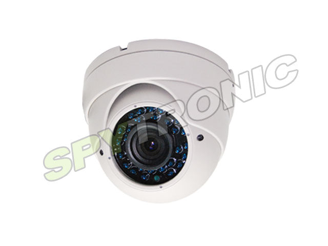 Infrared surveillance camera (dome, anti-vandal) White