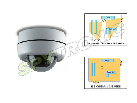 Surveillance Camera (Panoramic IP Dome 360)