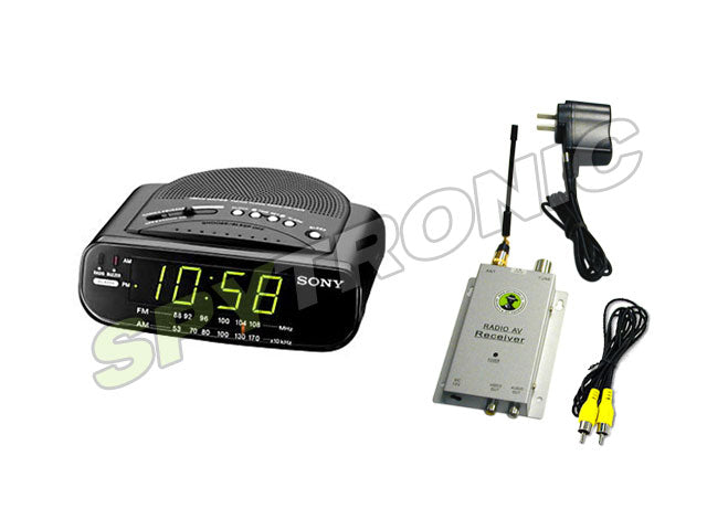 Wireless hidden camera 1.2G (FM-AM clock radio)