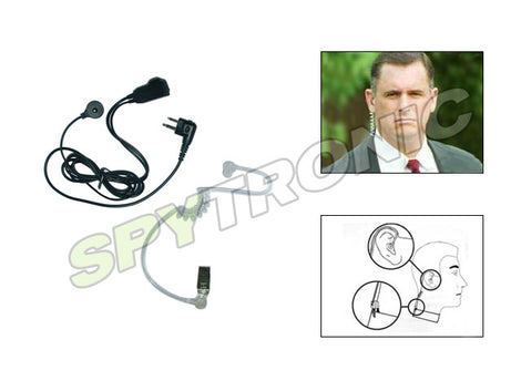 Surveillance kit for two way radios, 2 pins