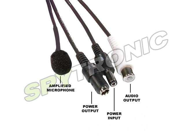 Mini amplified microphone for RCA input (Windproof)