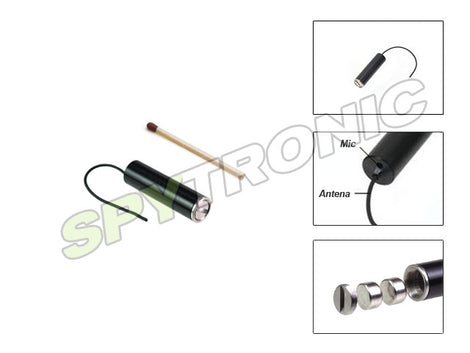 Cylindrical Professional UHF Bug transmitter