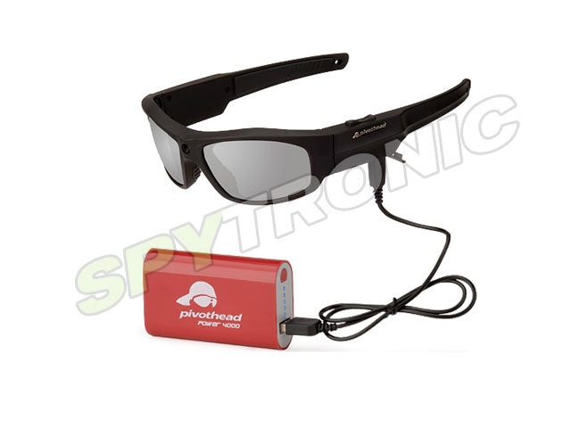 Portable charger for Pivothead Sunglasses camera