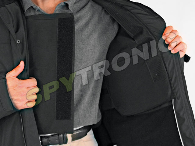 Multi-storage bullet-proof jacket, level II