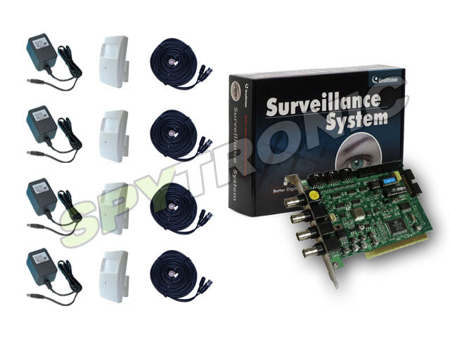 4 sensor cameras and GV-600 card for PC set