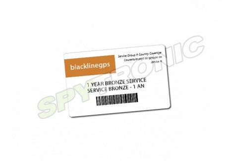 Blackline GPS BRONZE 1 year service card