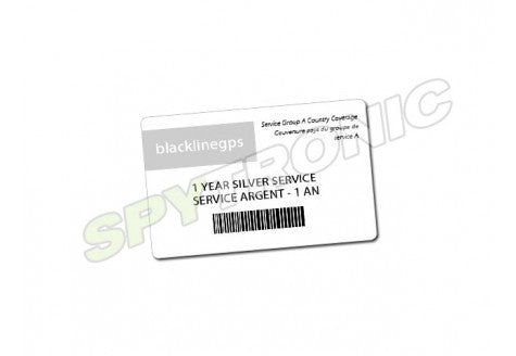 Blackline GPS SILVER 1 year service time card