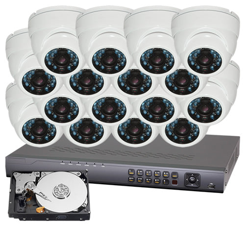 Set of 16 cameras FHD 1080P with DVR recorder and 3Tb