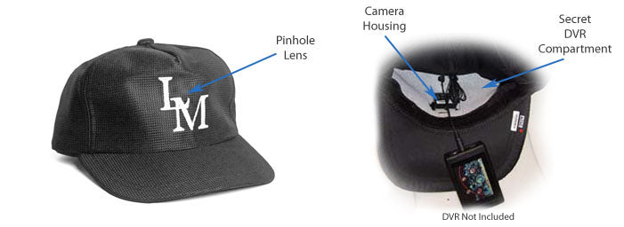 Lawmate, Hidden camera in a baseball cap