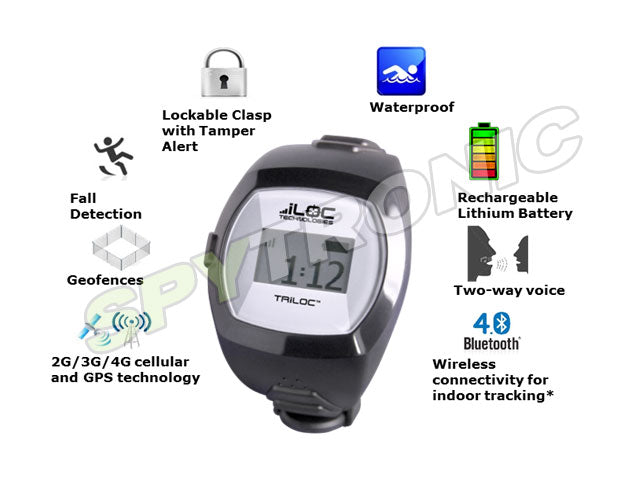 GPS watch, tracking live by internet with GSM