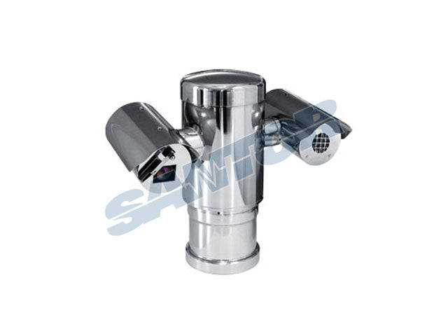 Stainless steel explosion proof PTZ with thermal camera and Day-Night camera