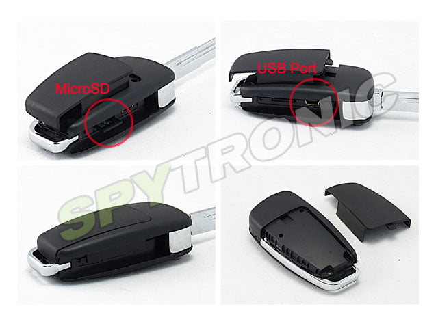 Car key hidden HD video camera with audio