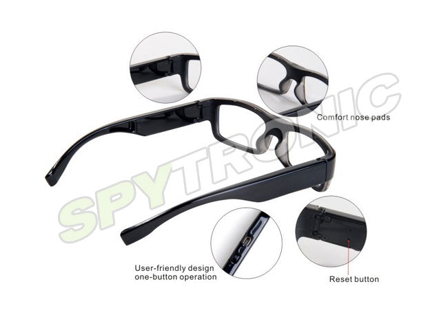 Spy Glasses with Audio and Video Recording