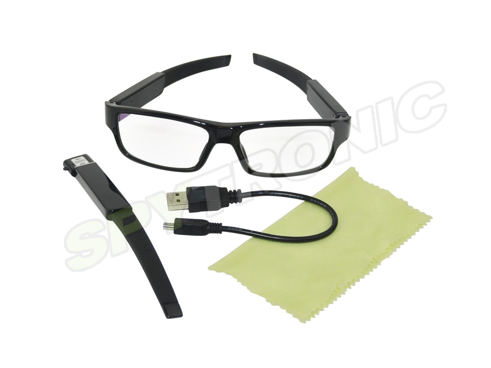 HD Spy Glasses with extendable battery and 16Gb internal memory