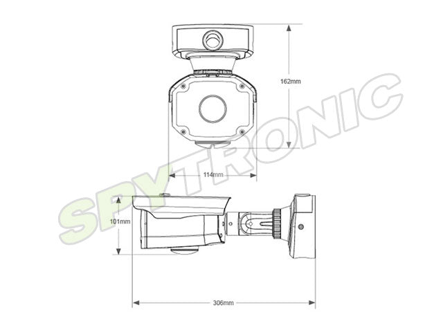 HD-SDI Outdoor camera with IR and bracket