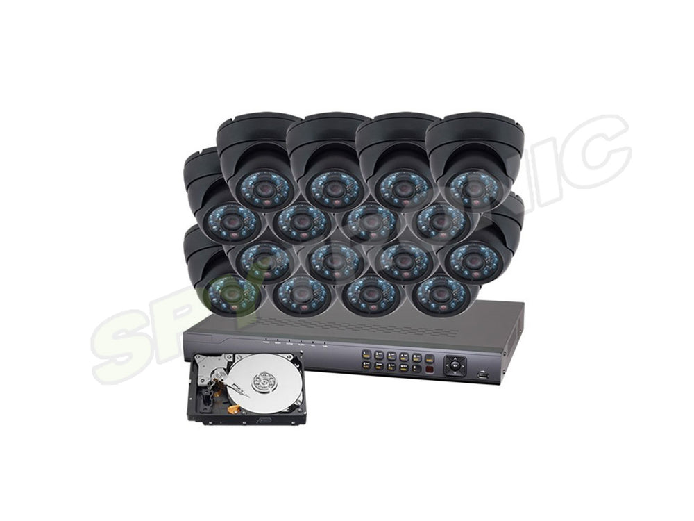 Set of 16 cameras FHD 1080P with DVR recorder and 3Tb